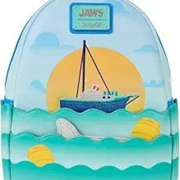 Loungefly Universal Jaws Mini Backpack NWT